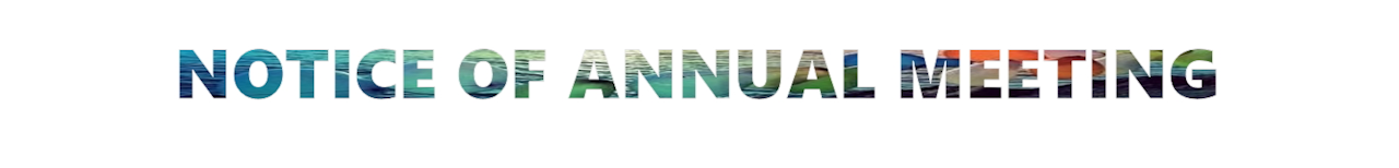Notice of Annual Meeting