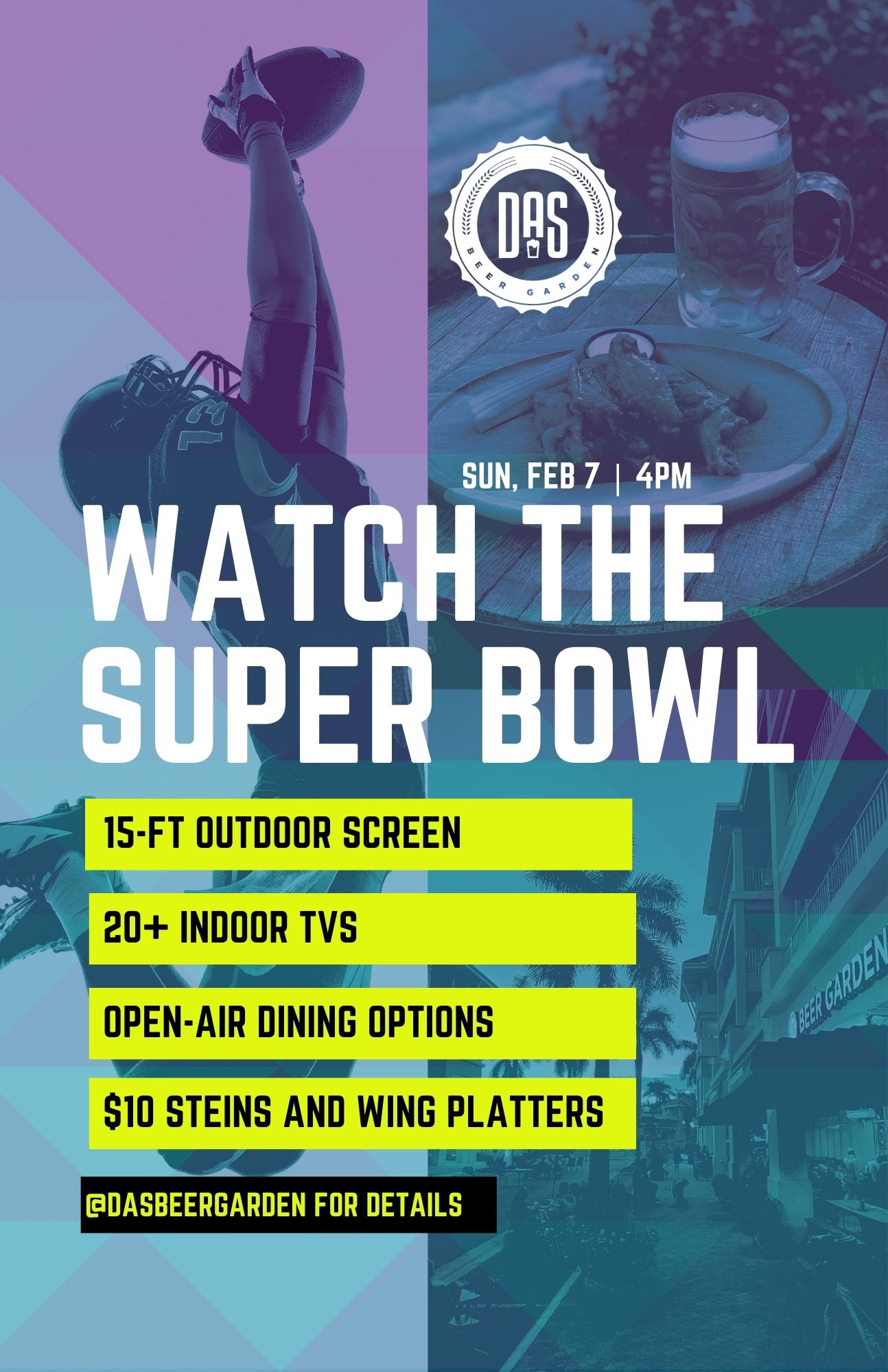 Superbowl Sunday Party — Downtown Abacoa