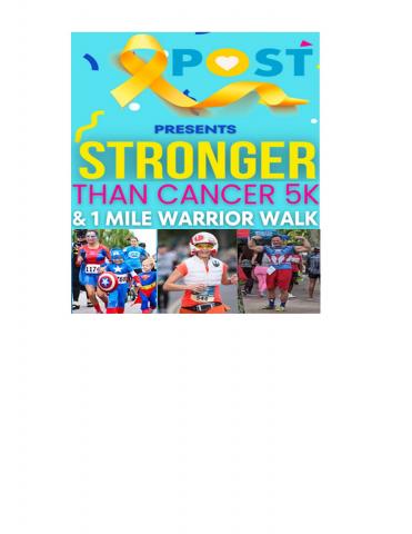 SUPERHERO 5K RUN WALK STRONGER THAN CANCER KIDS FAMILY EVENT WARRIOR WALK