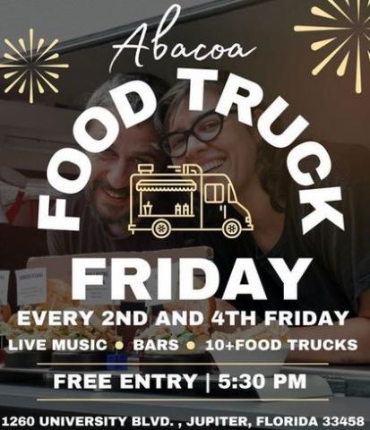 food truck fridays downtown abacoa vendors live music bands
