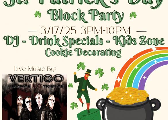 st patrick day block party abacoa jupiter live concert vertigo irish tribute band U2 