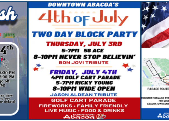 4th of july mega bash downtown abacoa block party live bands baseball family fun activities 56 ace jason aldeen tributes bon jovi ricky young golf cart parade town of jupiter amphitheaterfireworks